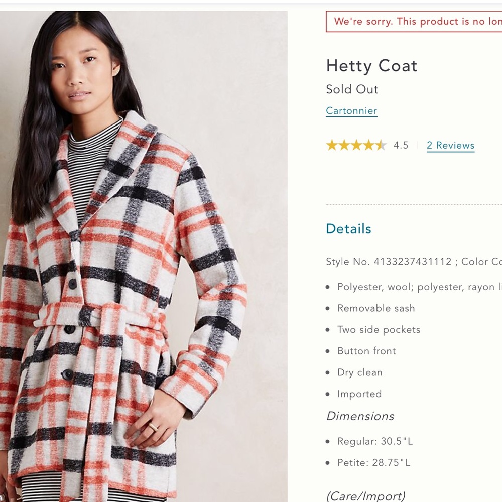 Cartonnier Hetty Coat